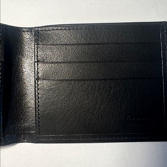 Vintage Coach Black Leather Men's Wallet - Picture 2 of 9